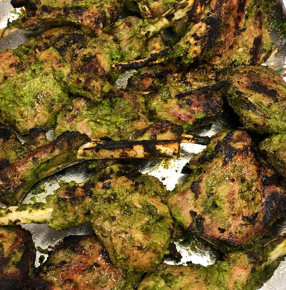 Hariyali Lamb Chops